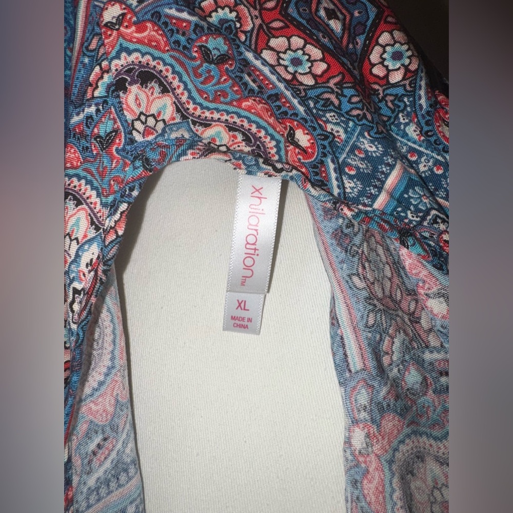 Xhiliration Bohemian Maxi Dress with Paisley Print - Picture 12 of 13
